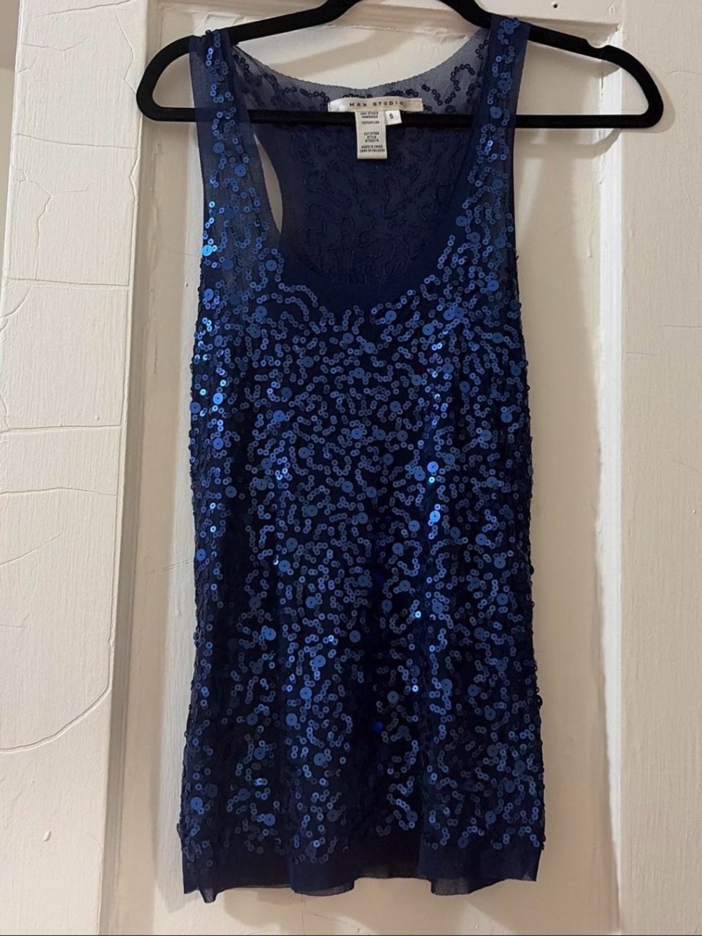 Max Studio Sequin Tank